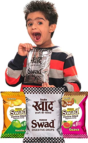Swad Candy Gift Box, Mixed Toffee (Swad Original, Imli, Kaccha Aam, Pan, Coffee, Cola, Orange Chocolate), 100 Toffee X 1 Pack