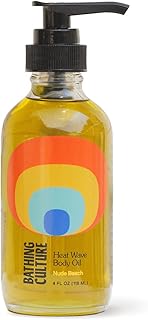 Bathing Culture - Organic Heat Wave Body Oil | Natural, Biodegradable, Sustainable, Vegan Personal Care (4 fl oz | 118 ml)