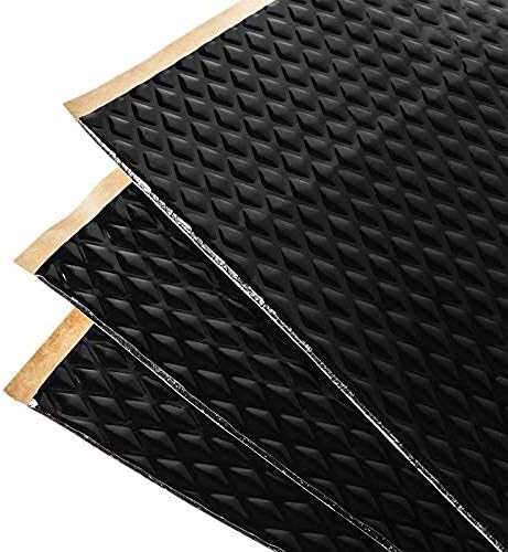 Noico Black 80 Mil 36 Sq Ft Car Sound Deadening, Butyl Automotive Deadener Restoration mat and Noise dampening Insulation