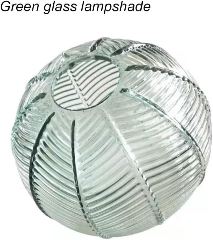 Lampe suspendue en verre côtelé de qualité supérieure