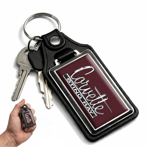 Image of Brotherhood Car Key Chain for Corvette - Classic Models Keychain for Men and Women Gift Key Ring Key Chain