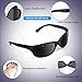 Occffy Polarized Sports Sunglasses For Men Women Durable Frame Sun Glasses For Driving Cycling Baseball Running Golf TR866 (black matte frame with black lens)