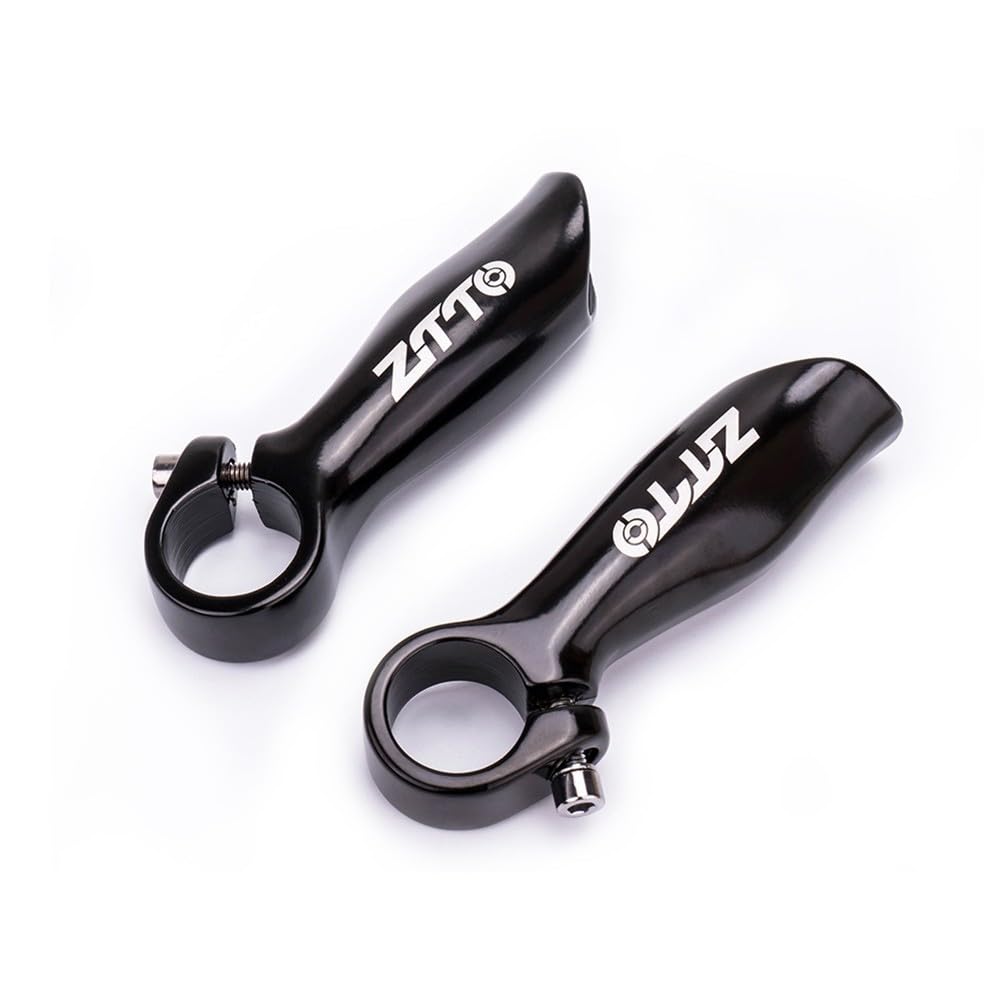 Extremos de manillar de bicicleta de montaña de aleación de aluminio, empuñaduras ergonómicas para bicicletas de 22,2 mm para reducir la fatiga de conducción, 1 par, color plateado