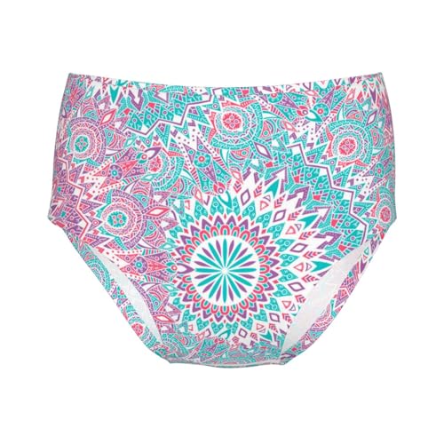 Vintage Tribal Mandala Girls' Underwear Soft Cotton Little Girls Panties Comfort Briefs