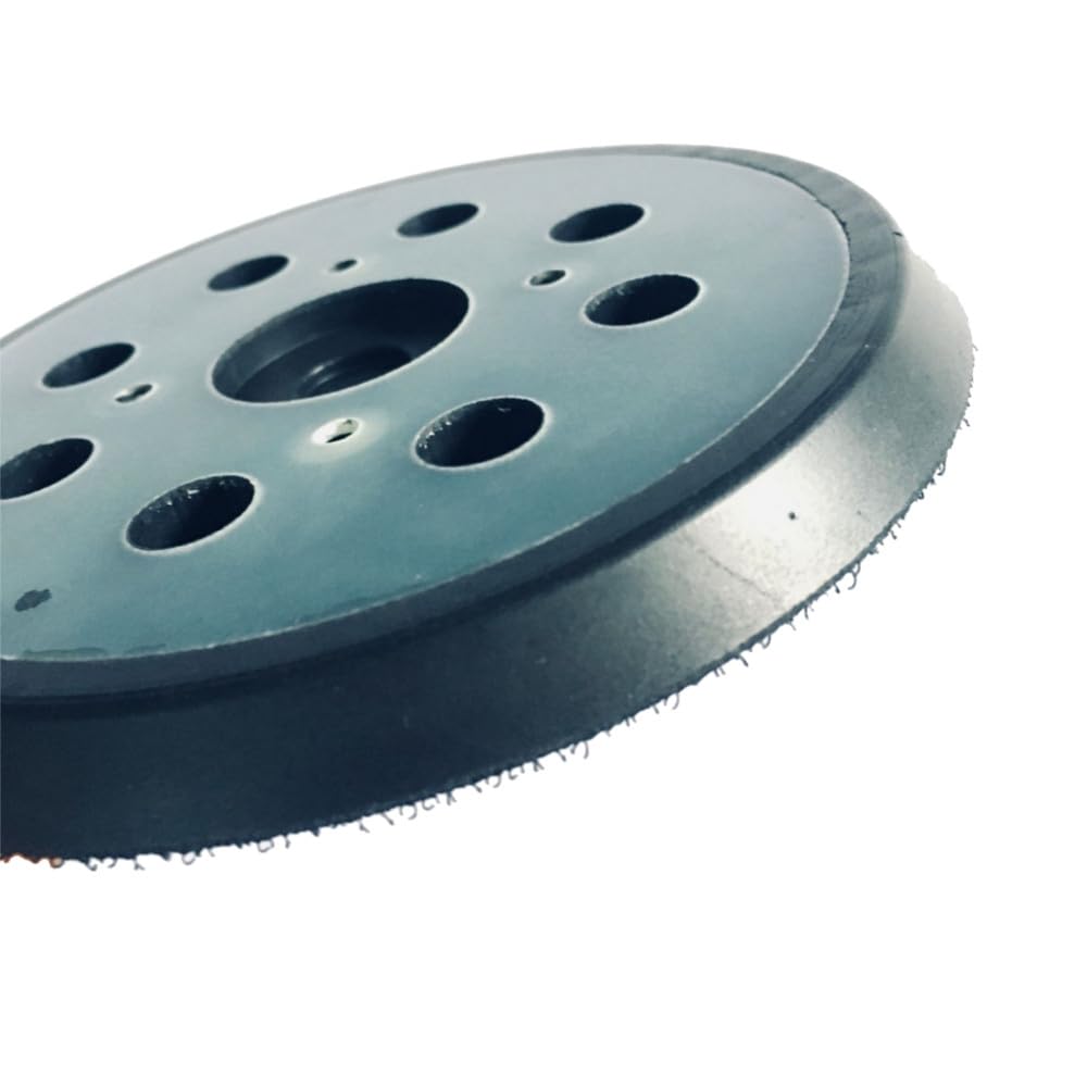 Trade-Shop - Juego de 5 discos de lija con cierre autoadherente, 125 mm, 8 agujeros, repuesto para lijadora orbital Einhell AEG Milwaukee