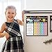 Reward Chart for Kids,Magnetic Behavior Chore Chart for Kids at Home,26 Black Chore Charts,1960 Star Stickers,56 Reward Stickers,Incentive Chore Chart to Develop Responsibility and Good Habits