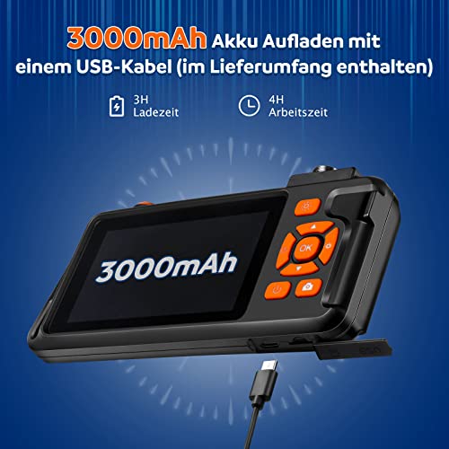 Kanalkamera CHILEAD Dual-Linsen Endoskopkamera 1080P Full HD
