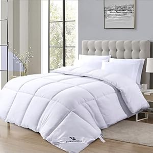 Roman Luxus Duvets – Silikonisierte Füllung – Weiche Tagesdecke – Bettdecke Antiallergisch (Winter – 200×200 cm)