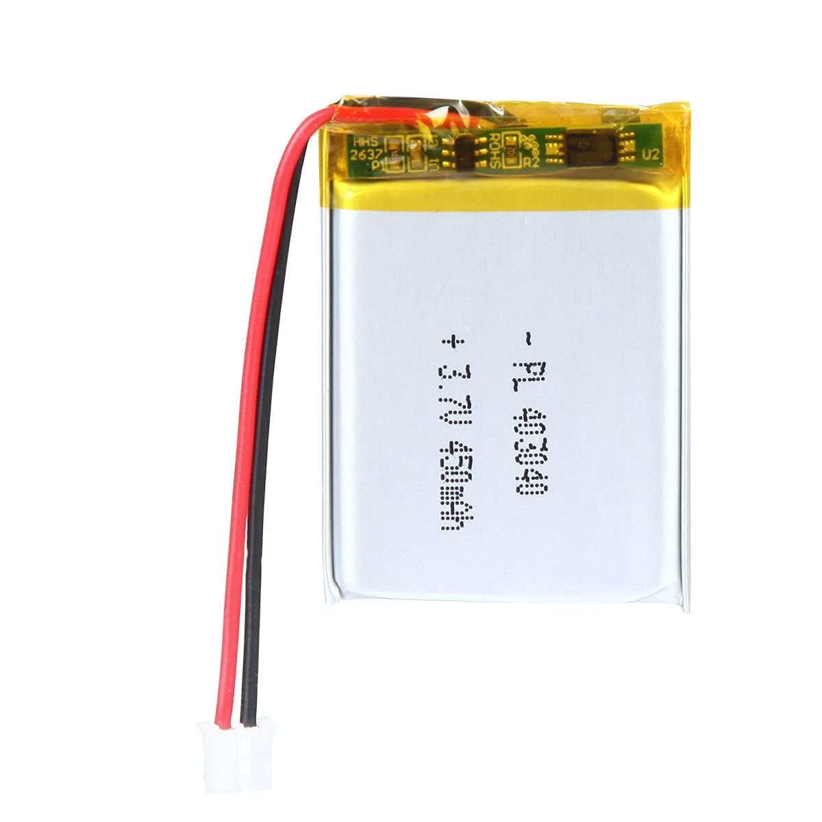 Batería Lipo 3.7V, 380mAh 702030 a Iones de Litio con conexión 2P-PH con Paso 2,0 mm — view 46