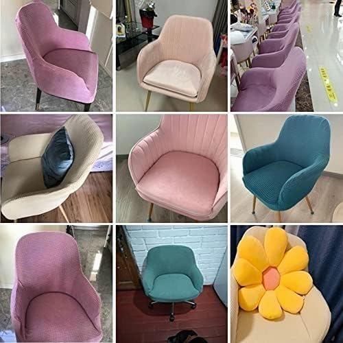 Couverture De Chaise/Housse De Chaise Salle A Manger Housse De Chaise Extensible 6 Pieces Scandinave Housse De Chaise avec Accoudoir Protecteur De Chaise Haute (Color :Gris, Size : 6pcs)