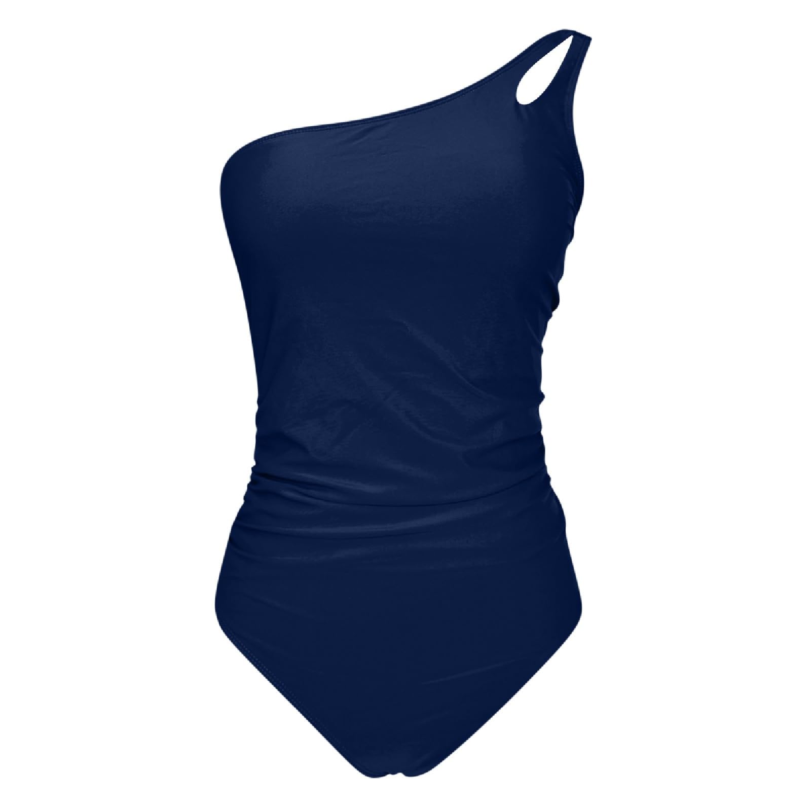 Costume Intero con Spalla obliqua, Design Asimmetrico, Elegante e Moderno.