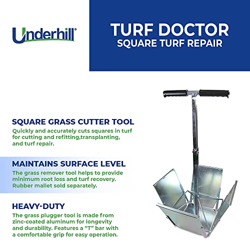 Herramienta para cortar césped Underhill TTD-6 de 6 pulgadas miniatura 3