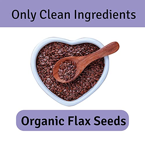 Image of Jus' Amazin Roasted Flax Seeds (500 g) | Hi Fiber | Omega-3 | Heart Health | Weight Loss | Cholesterol Management | Hi Protein | 100% Natural | Clean Nutrition
