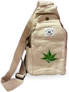 fibregold himalayan hemp shoulder bag | organic handmade hemp bag for men and women | eco-friendly travel and daily use cr... Price In India