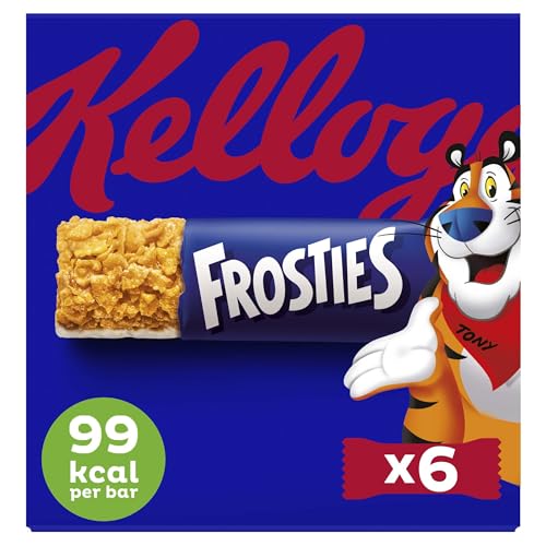 Kellogg's Frosties | Barritas de Cereales | Fuente de Calcio y Vitamina D | Pack de 6 x 25g