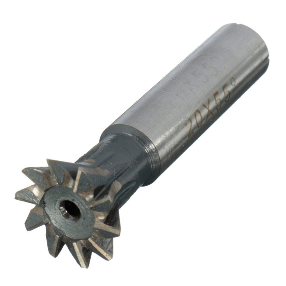 ChaRLes 20Mm 45/50/55/60 Grad Schwalbenschwanz Cutter End Fräser Fräser Fräser Fräser - 45°