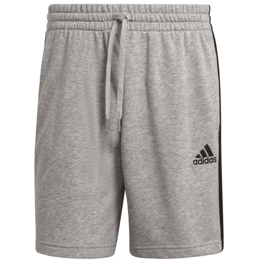 Short en polaire adidas molletonné respirant à 3 bandes coupe homme athlétique