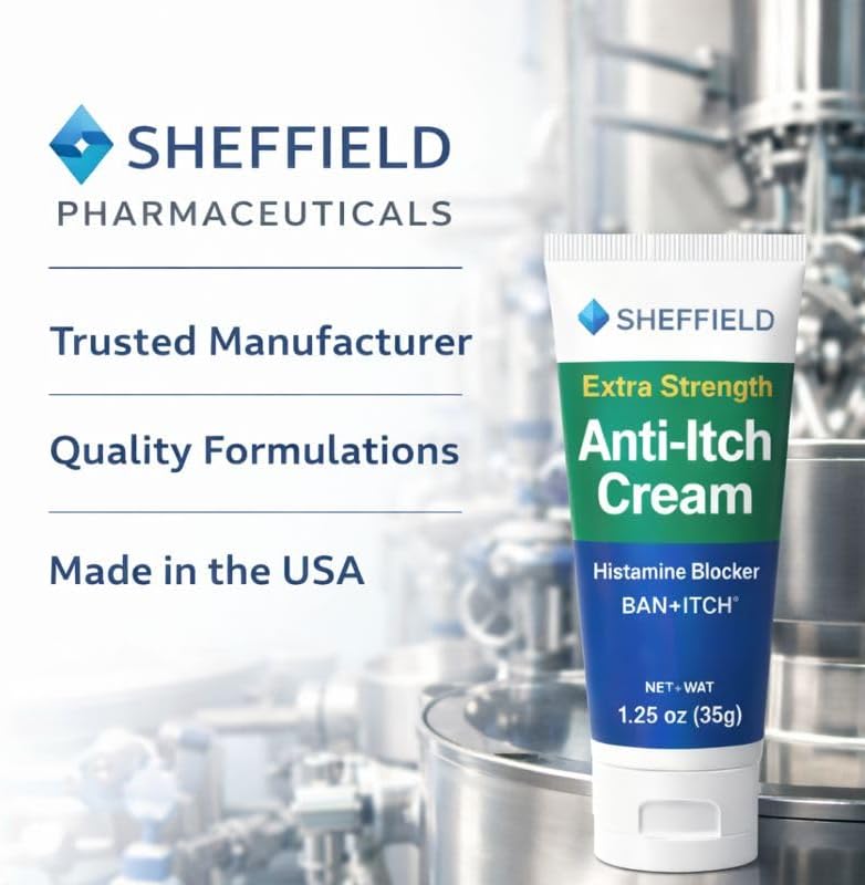 Anti-Itch Cream Extra Strength (1.25 oz) – 2% Diphenhydramine + Zinc Acetate – Fast Relief for Bug Bites, Poison Ivy, Rashes, Outdoor Itches & Irritations – Topical Analgesic & Skin Protectant - Image 8