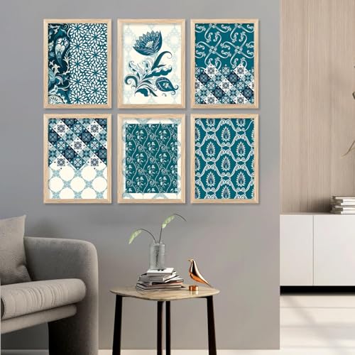 Image of kotart Madhubani Painting Traditional Indian Art Wall Painting for Bedroom Living Room Hotel Room Wall Decor (19X25 inch)