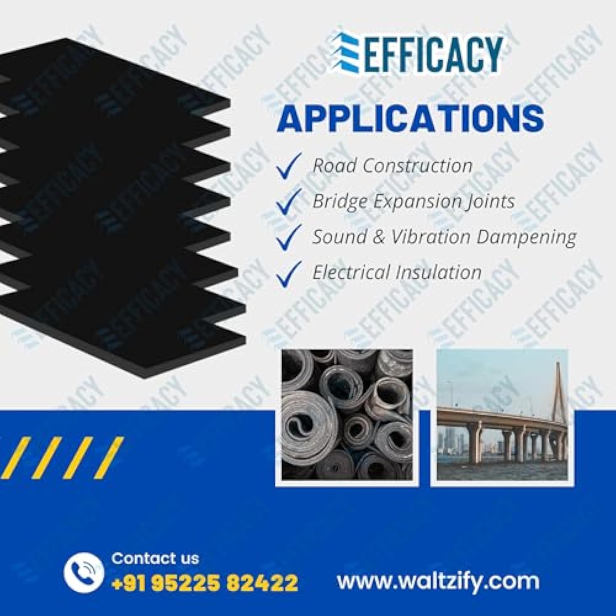 Shalitex Expansion Joint Filler Rubber Foam Board