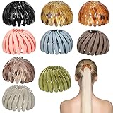 Satisfaga sus necesidades de uso: hay 9 piezas de pinzas de pelo de nido de pájaro en el paquete, disponibles en 3 estilos diferentes, la cantidad suficiente y los estilos pueden satisfacer sus necesidades de uso diario y combinación; Puedes elegir el estilo que te gusta para ir con tus atuendos