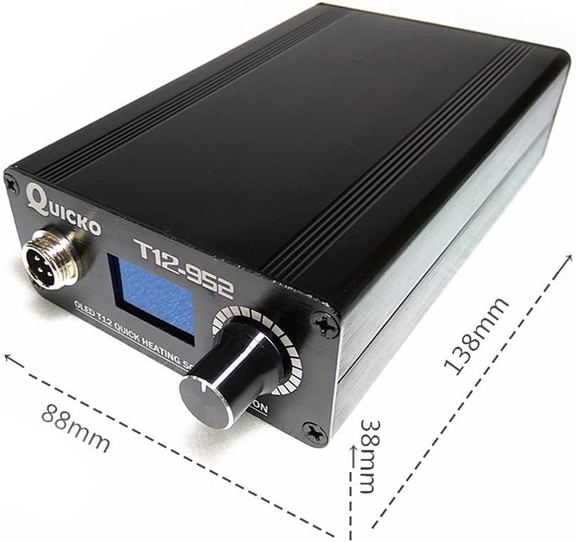 Dimensions of the QUICKO T12-952 Soldering Station