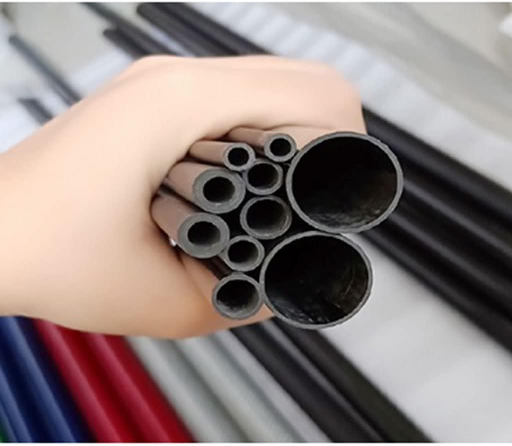 1PCS Twill Matte 3K Carbon Fiber Circular Tube, Length 500mm High Hardness OD 8mm 10mm 12mm 16mm 20mm 25mm 30mm Carbon Fiber Pipe (Color : 1 pcs 25x23x500mm)