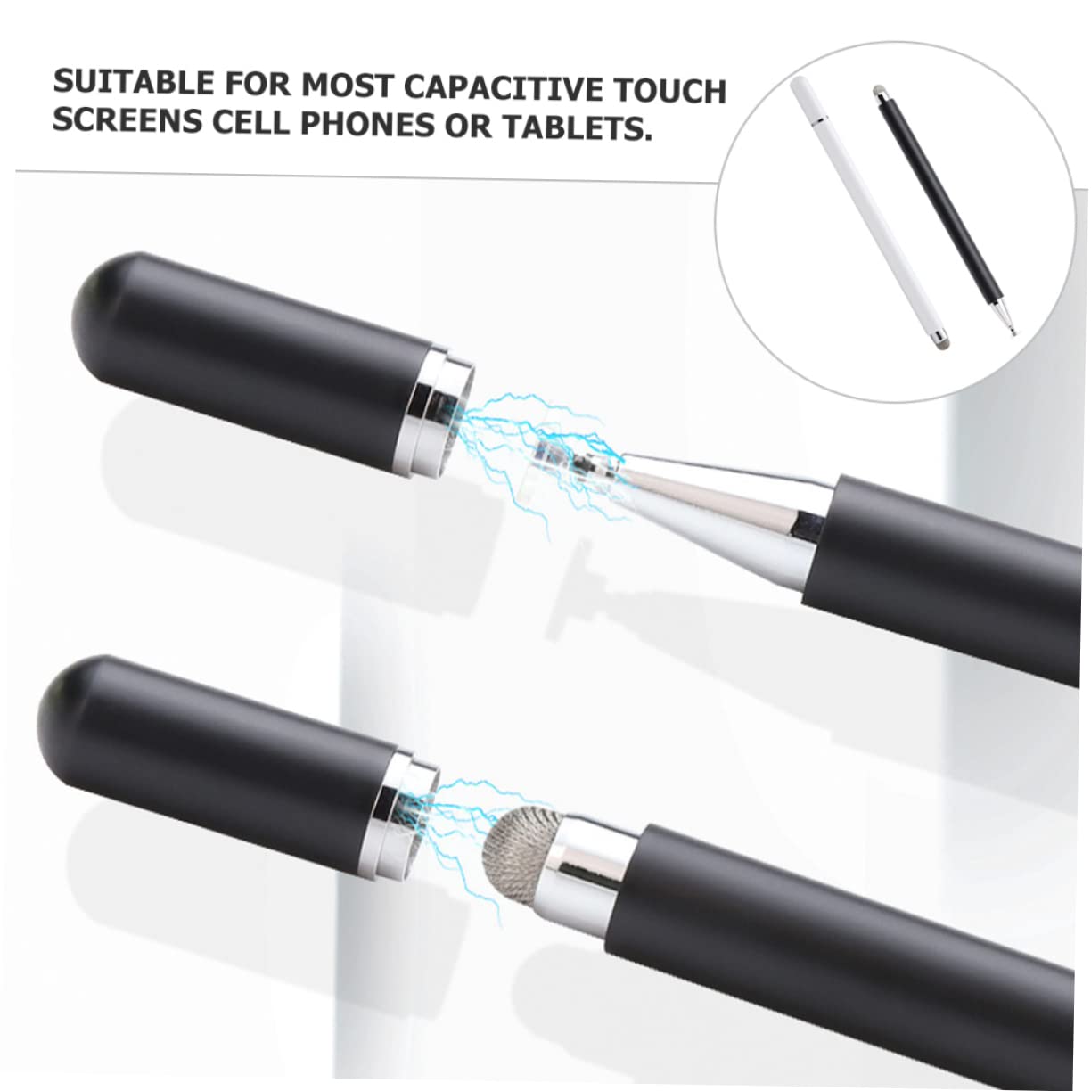 Housoutil 3 Set Di Strumenti Di Scrittura Con Stilo Per Ragazzi E Ragazze Universali Per Tablet Cellulari Ed E-reader Punta Liscia Antigraffio 2 Pezzi*3