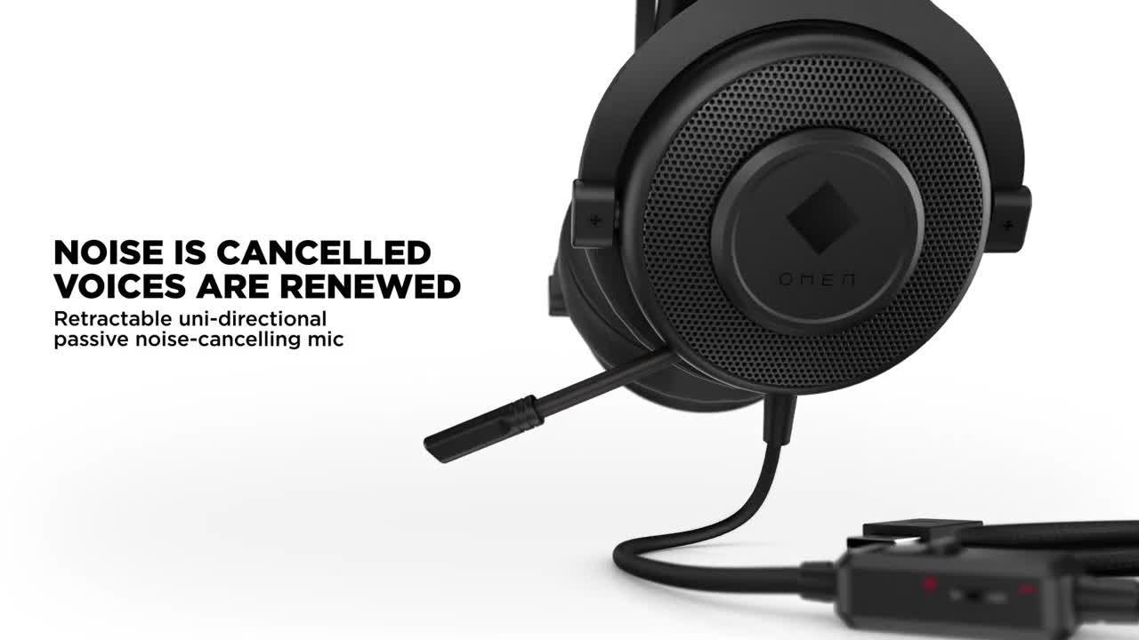 HP OMEN Blast Gaming Headset with 7.1 Surround Sound and Retractable Noise  Cancelling Microphone : Amazon.in: Computers \u0026 Accessories