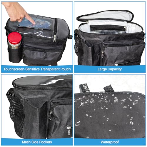 Large Bike Handlebar Storage Pouch