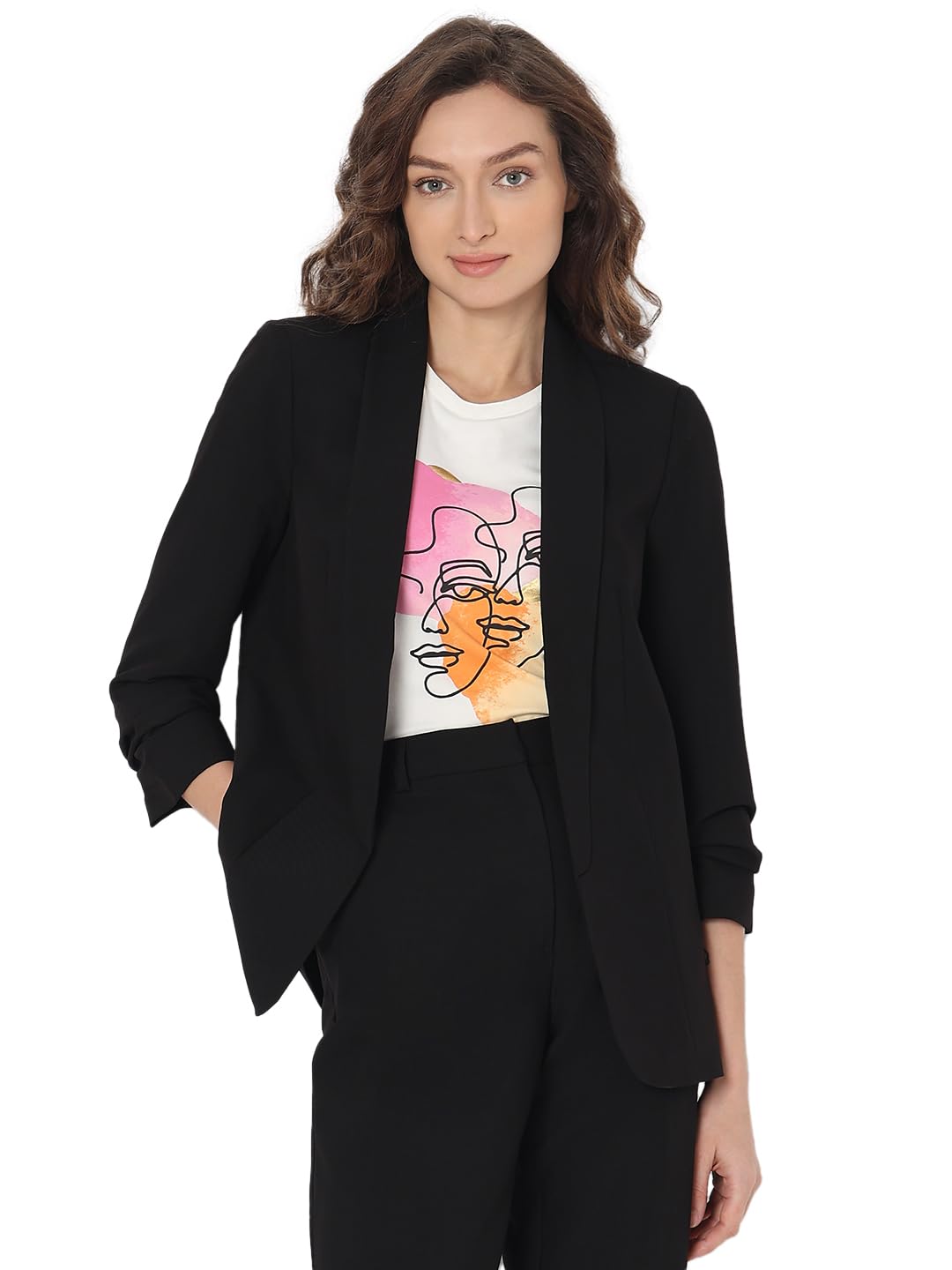 Women's Relaxed Blazer-image-3