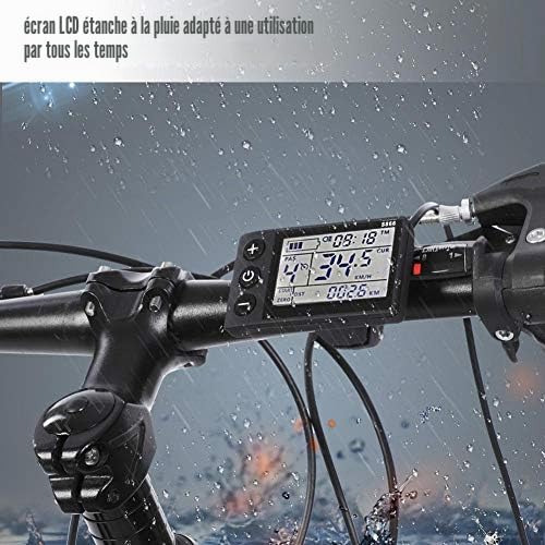 Contrôleur De Moteur électrique, Kit De Contrôleur sans Balai pour écran LCD étanche 24v-48v pour Scooter électrique De Bicyclette[36V/48V 350W]