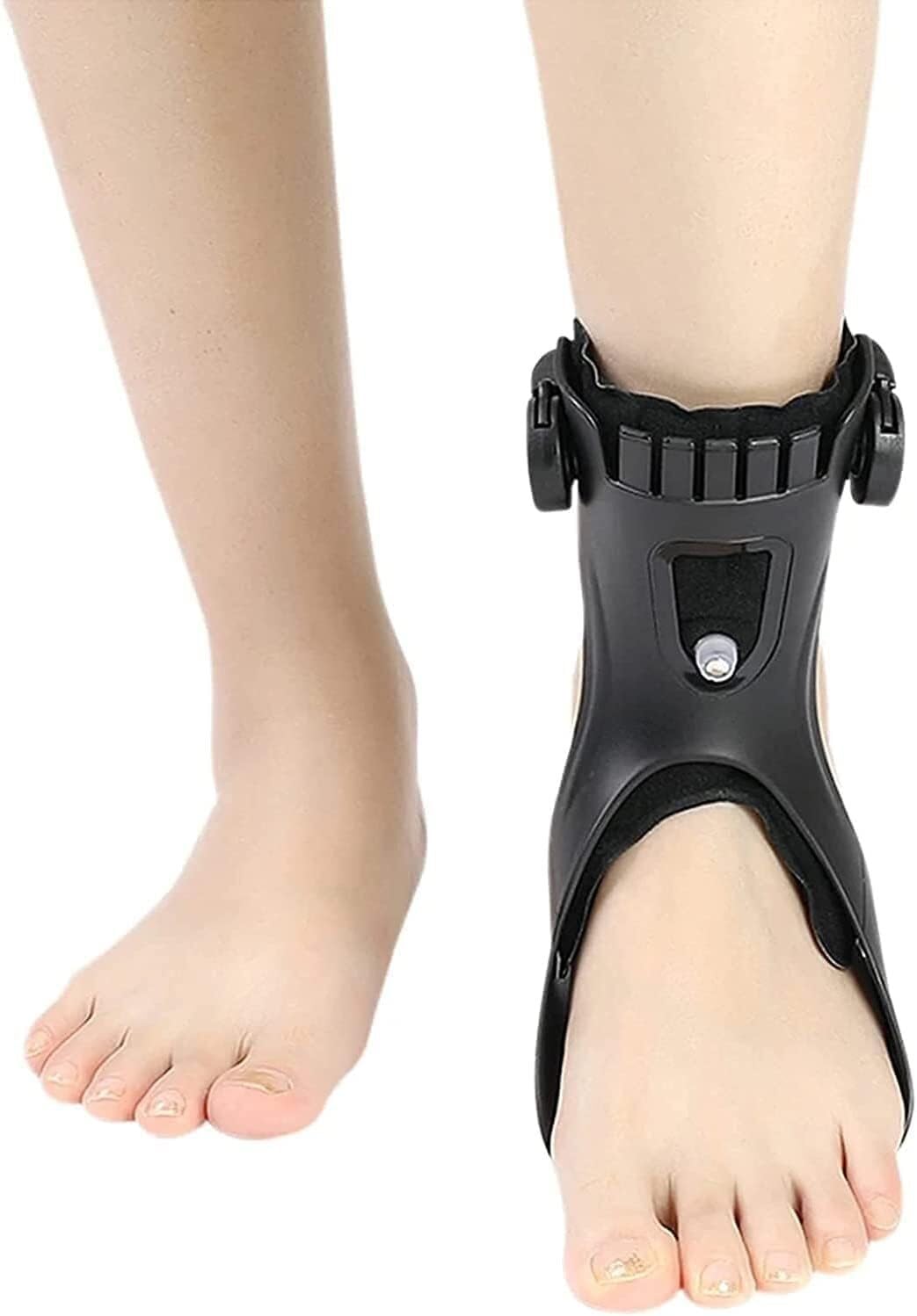 Órtesis para pie caído, Tobilleras Ajustables, correctores posturales para pie caído, para Fascitis Plantar, Dolor en el Arco del pie y tendinitis aquílea (pie Izquierdo, pequeño).