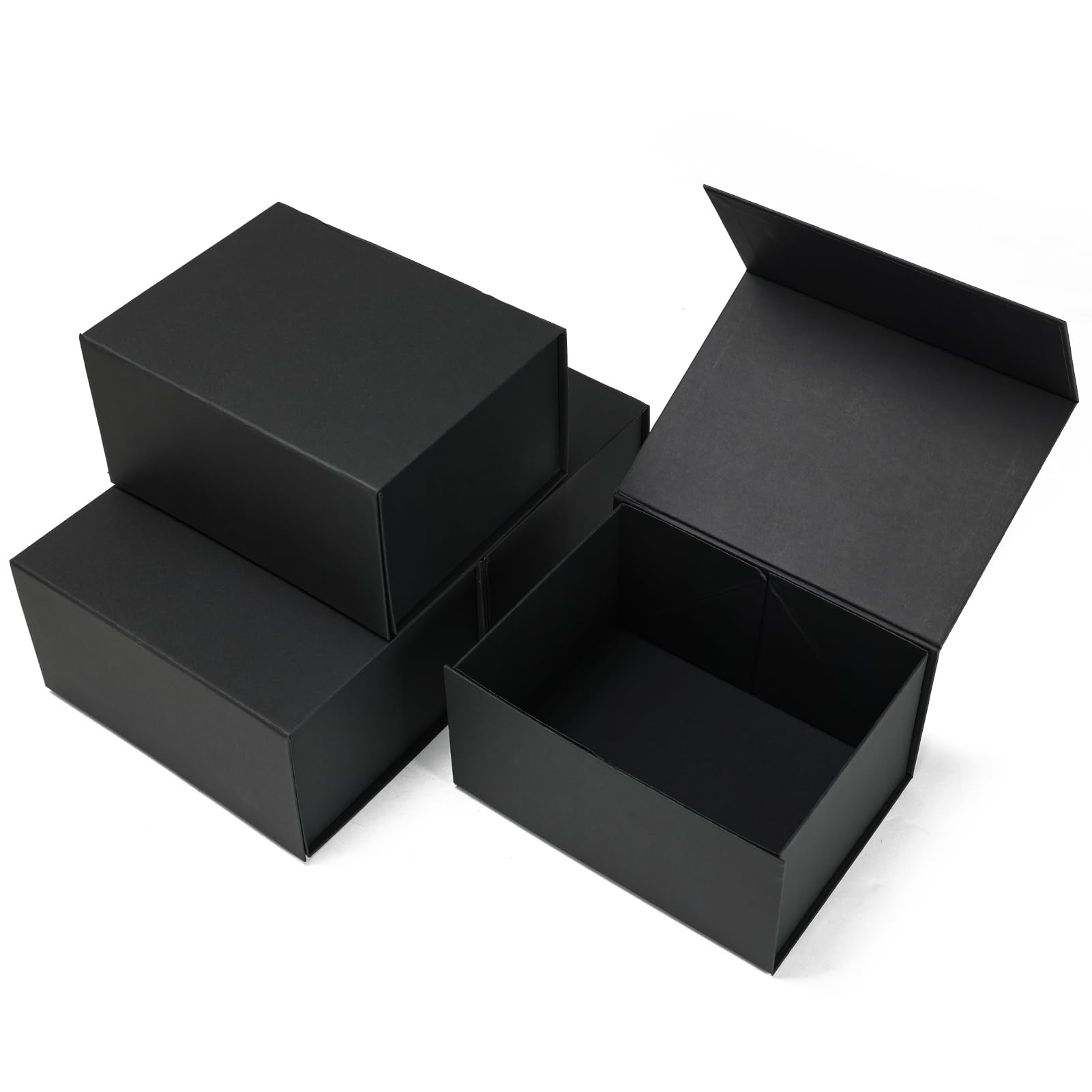 6 Pack Magnetic Gift Boxes With Lids, 9.5x7x4 Inches For Birthday Wedding Groomsman And Bridesmaid Proposal Box Gray~14674202$nowa - View #8
