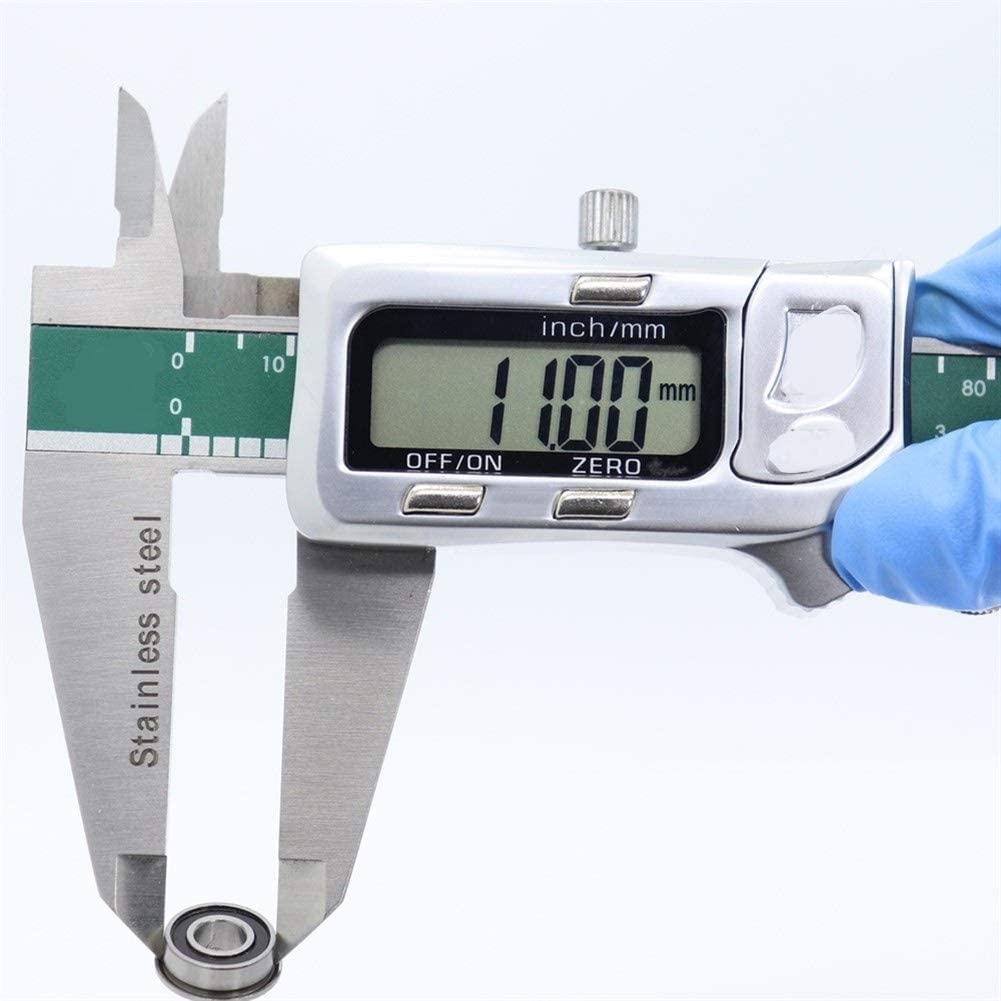 Łożyska kulkowe kołnierzowe MF115-2RS Miniaturowe łożysko ABEC-1 MF115RS Chromowana stal LF-1150DDY04 5x11x4mm