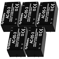 AZDelivery 5 x 220V zu 5V Mini-Netzteil kompatibel mit Arduino und Raspberry Pi inklusive E-Book!