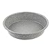 Salter® BW02777G Marble Collection Carbon Steel non Stick teglia rotonda, ideale per torte, torte, torte e quiche, 24 cm, Grigio