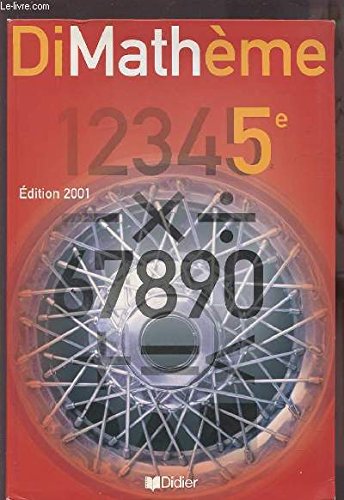Dimathème, 1re A2, A3, édition 1991