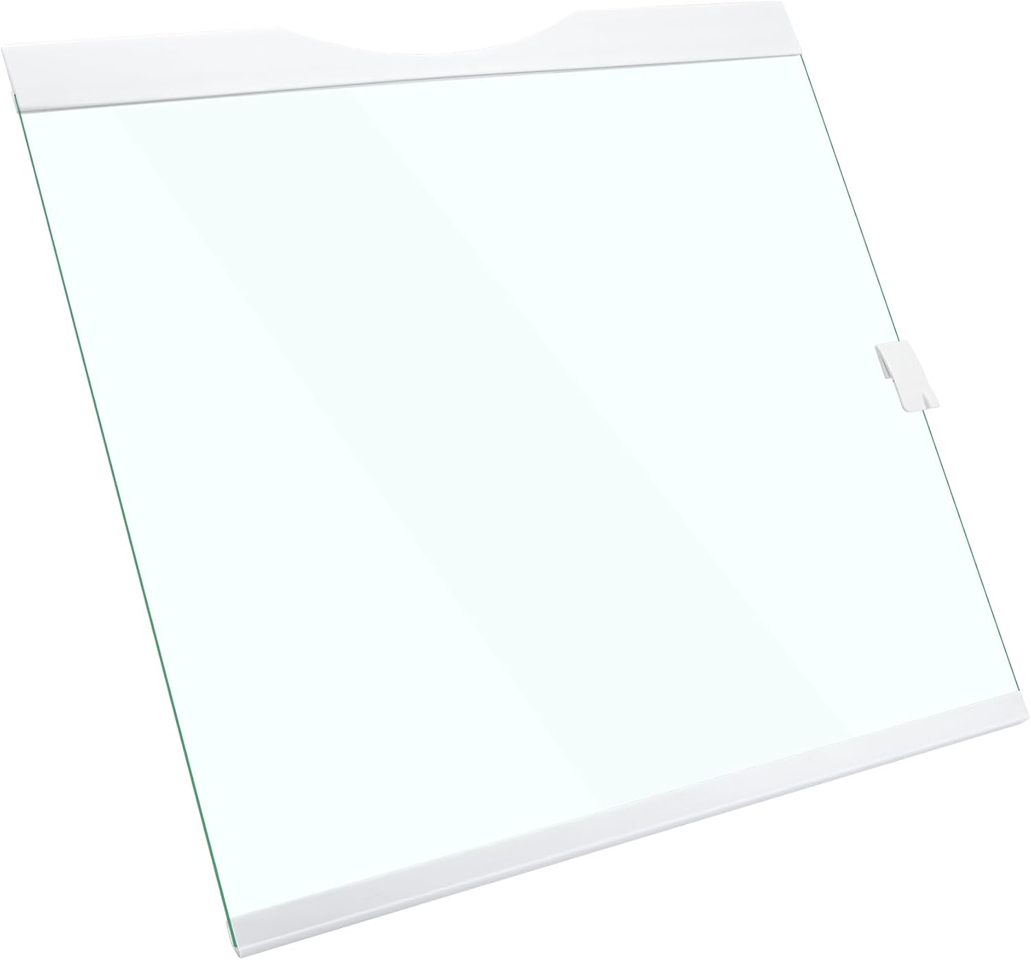 WR71X28078 Slideout Glass Shelf Compatible With GE GSE25GGPFCWW GSE23GGPFCWW etc. Refrigerator, WR71X28078 Refrigerator Fresh Food Upper Glass Shelf Replace PD00046712 AP6286538 PS12173061 EAP12173061