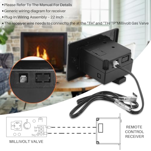 Wofunpart WYC-RCBO4C Gas Fireplace Remote Control Kit thumb #4