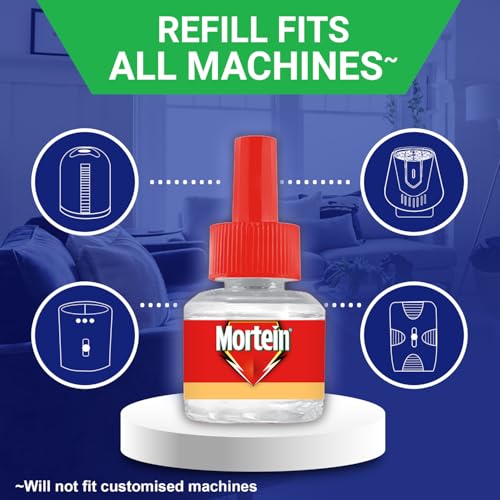 Mortein 45ml x 6 (Buy 4 Get 2 Free) Fits All Machines | SmartPlus Mosquito Repellent Refill | Mosquito Repellent & Killer | 100% Protection from Dengue Mosquitoes, Pack of 6 (Image - 5)