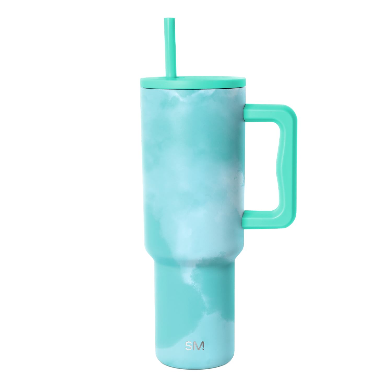 Simple Modern Tumbler with Handle and Straw | 40oz | Tie Dye