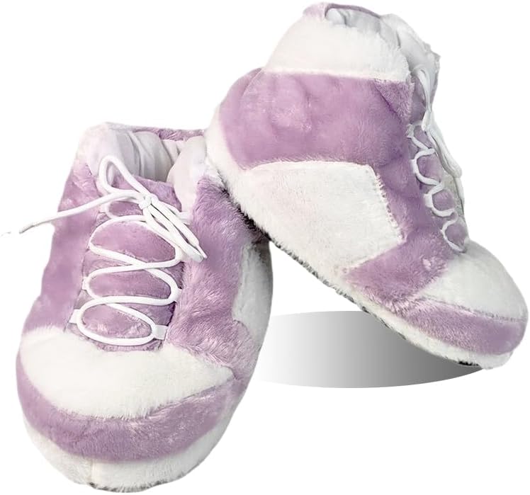 Sneaker Slippers Non Slip Sole Indoor House Plush Slippers Unisex Indoor Floor Cotton Shoes - Image 4