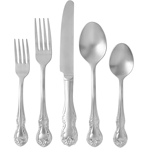 Pioneer Woman Agatha Satin 20 Piece Utensils Flatware Set