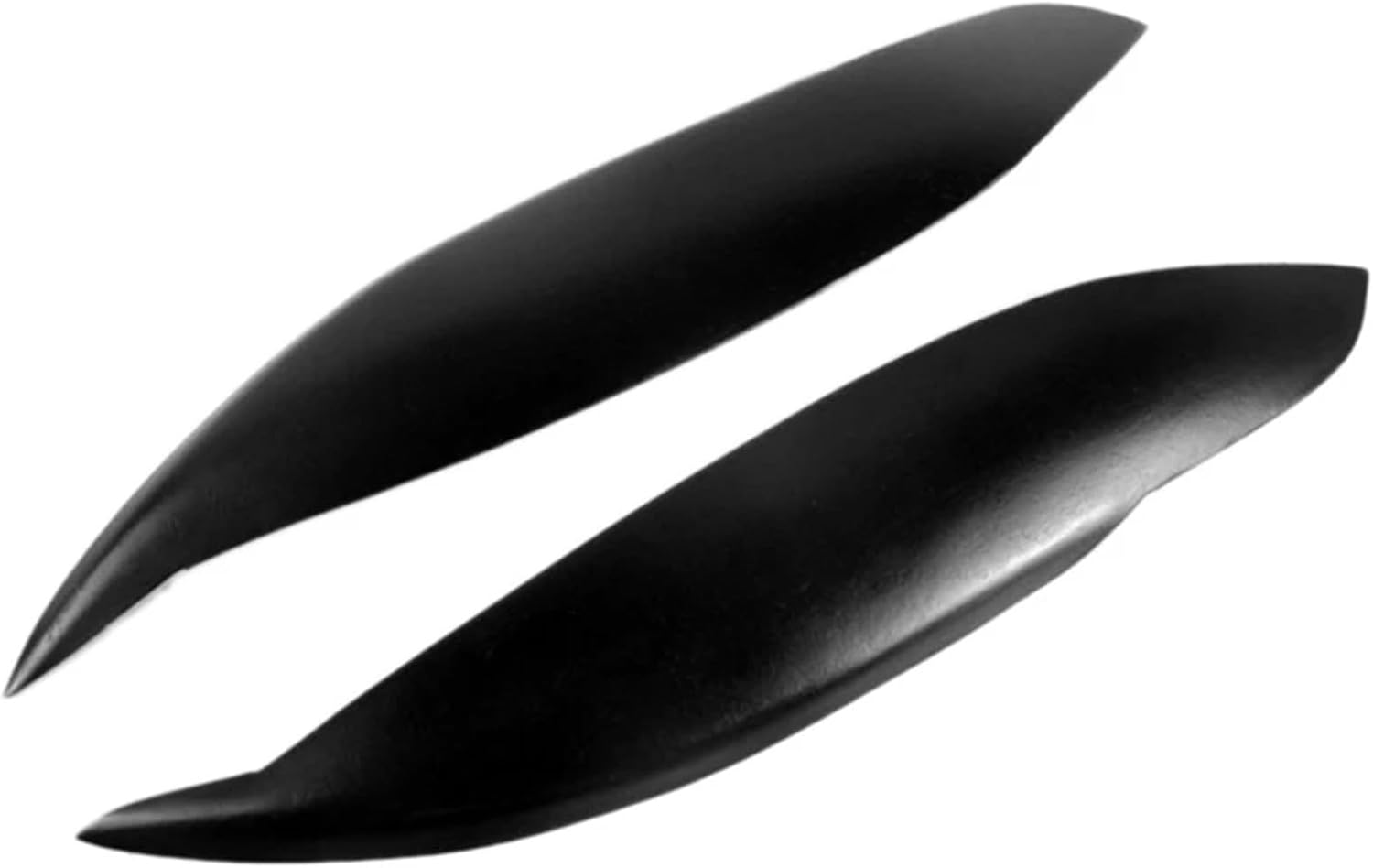 ホンダ シビック EK9 1999-2000 対応 光沢ブラック カーステッカー フロントヘッドライト 眉毛 まぶた トリムカバー