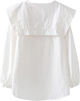 muguet frill sailor collar blouson ホワイト muguet frill sailor