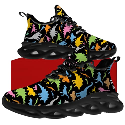 Men's Women's Dinosaur Shoes Fashion Sneakers Running Tennis Shoes Gifts for Boys Girls4
