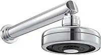 Deca Ducha Redonda de Parede Cromada Acqua Plus Com Tubo Longo