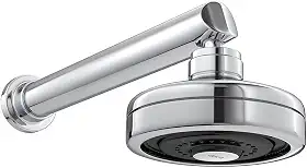 Deca Ducha Redonda de Parede Cromada Acqua Plus Com Tubo Longo