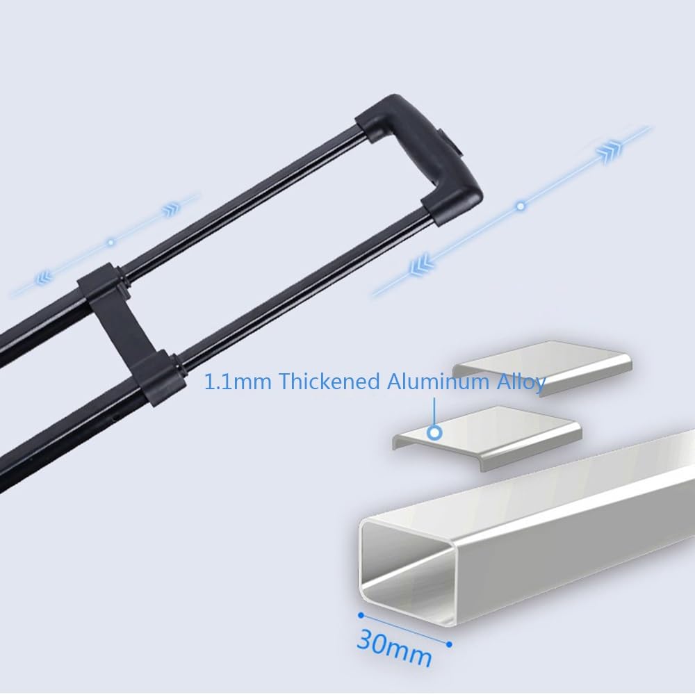 Camión Plegable con Ruedas, Carretilla de Mano, Carrito portátil Plegable, Remolque pequeño, Barra de tracción para el hogar, Transporte de mercancías para Recoger, plat